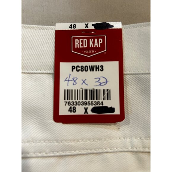 Red Kap Pants Mens 48x32 White Utility Painter Carpenter **READ DESCRIPTION** - Picture 4 of 11